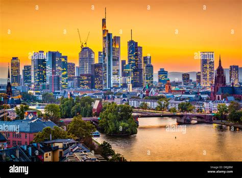 Frankfurt, Germany city skyline Stock Photo - Alamy