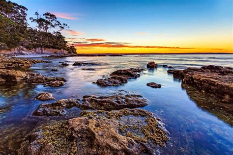 The perfect beach, rocks, blue water, Australian Beaches - Jervis Bay, NSW Visit Australia ...