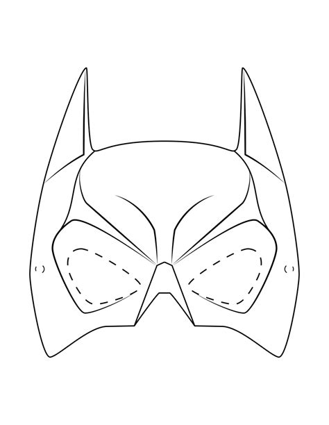 Batman+Superhero+Mask+Template+Printable | Batman mask template, Superhero masks, Superhero mask ...