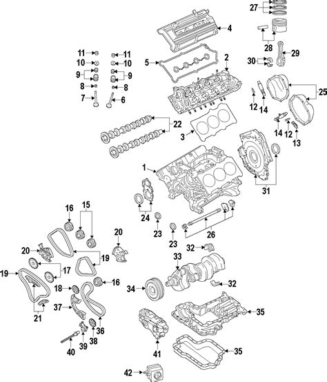 Audi S4 Engine Timing Cover (Front, Rear, Upper). An engine timing cover for a - 06E109285H ...