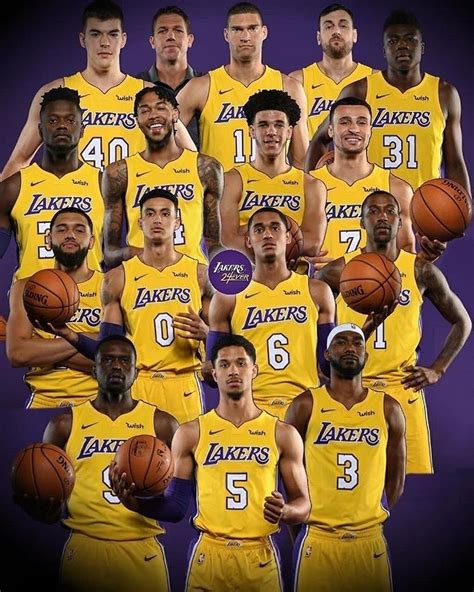 Lakers Team Members 2018