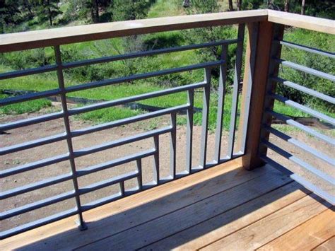 Top 50 Best Metal Deck Railing Ideas - Backyard Designs