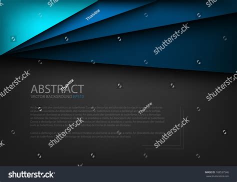 Blue Paper Background Origami On Overlap Stock Vector (Royalty Free) 188537546 | Shutterstock