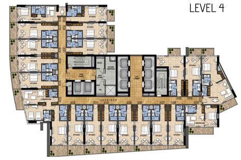 Floor Plans - Radisson Hotel Apartments | Damac Hills, Dubai