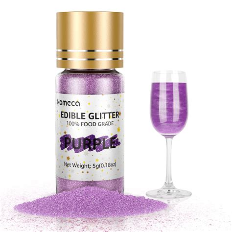 Edible Glitter for Drinks Nomeca 5g Edible Shimmer for DIY Wine Cocktails Champagne Beverages ...