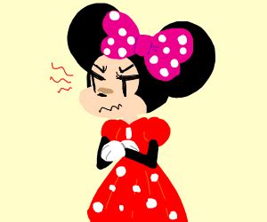 Angry Minnie Mouse - Drawception