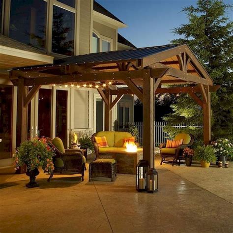 55 Wonderful Pergola Patio Design Ideas (10) | Outdoor pergola, Pergola, Pergola patio