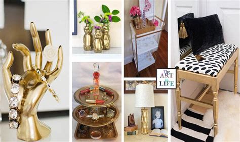 Brilliant DIY Gold Spray Paint Projects To Turn Trash Into Luxury - The ART in LIFE