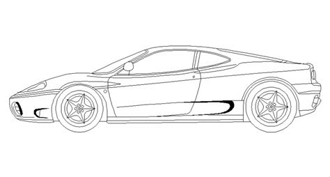 2d CAD design drawings of vehicle block autocad software file - Cadbull