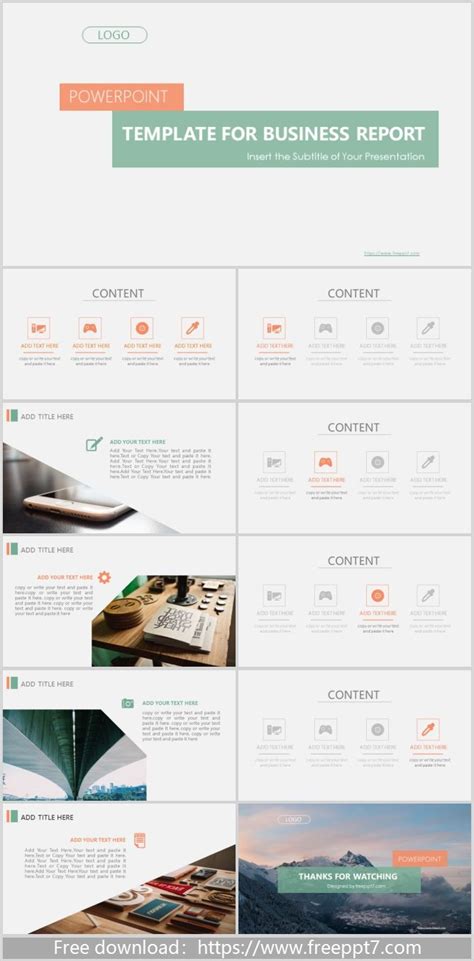 Simple business report PowerPoint Templates | Powerpoint templates, Business powerpoint ...