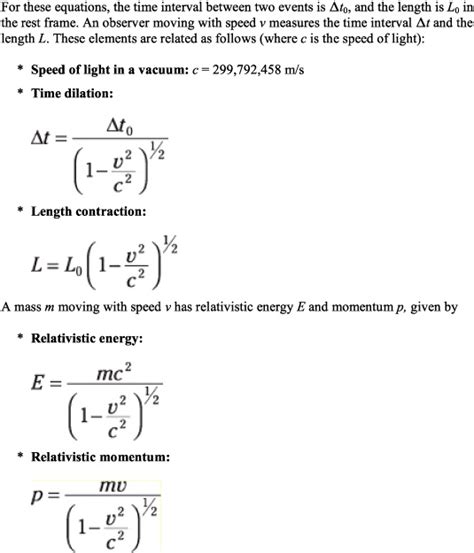 Formulas from Einstein’s Theory of Special Relativity - dummies