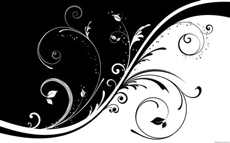 Abstract Art Black And White Backgrounds Wide HD Wallpapers For ... Desktop Background