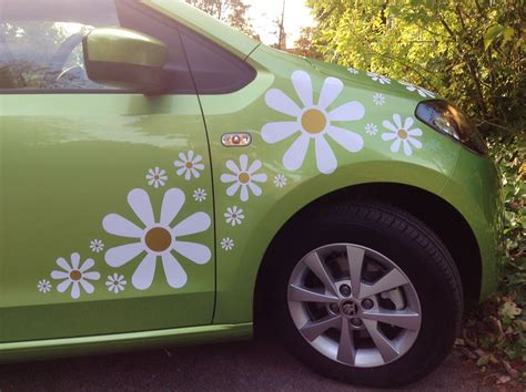 Daisy decals | Cool car stickers, Hippie car, Car stickers