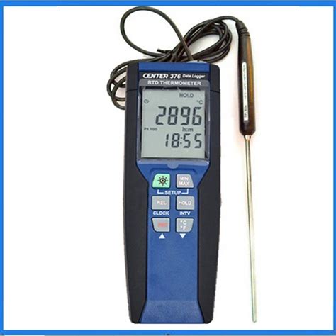 CENTER 376 High Precision Thermometer Pt100 Thermometer Platinum Resistance Thermometer ...