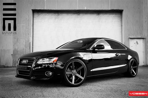 What Classy Looks Like: Black Audi S5 on Dark Smoke Rims — CARiD.com Gallery