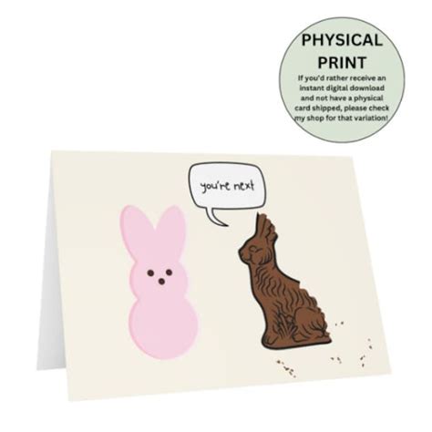 Funny Easter Card - Etsy