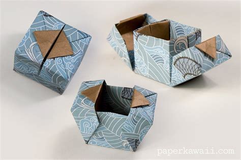 De 25+ bedste idéer inden for Origami gift box på Pinterest | Gaver, Gaveæske skabeloner og ...