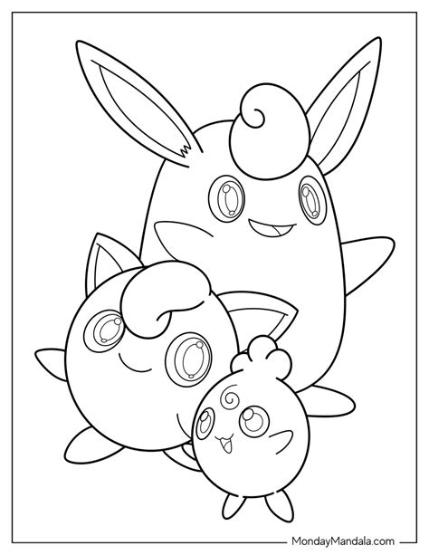 22 Jigglypuff Coloring Pages (Free PDF Printables)