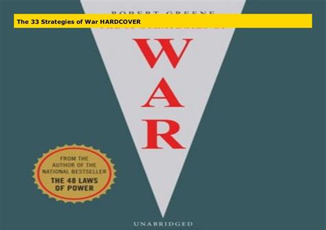 The 33 Strategies of War HARDCOVER