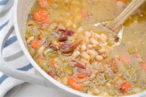 Beans Cooked with Ham Hocks - Sweet Pea's Kitchen