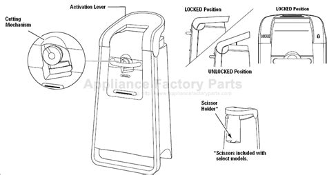 Electric Can Opener Parts