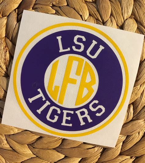 LSU Tigers Vinyl Decal/Yeti decal