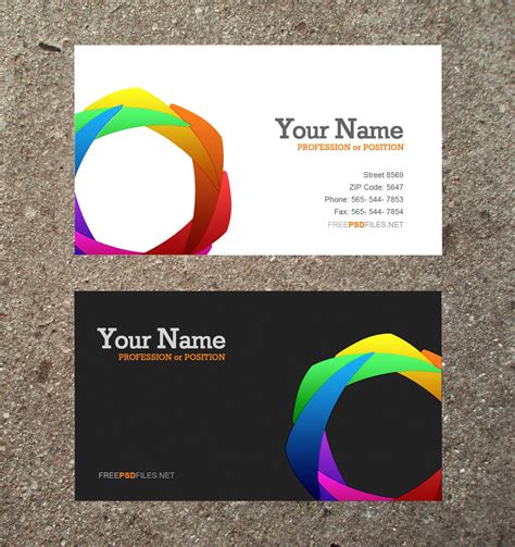 Free Microsoft Business Card Templates