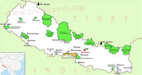 Where is Nepal Located on Map, Nepal Map in Asia and World