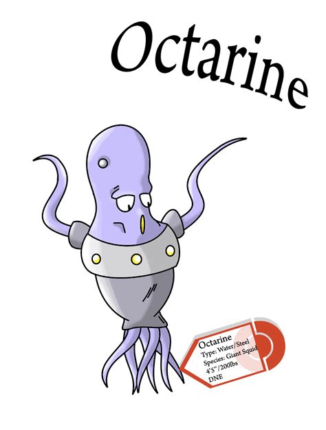 Fakemon- Octarine by DevilDman on DeviantArt