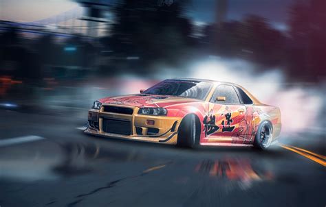 Drift tuning drift nissan skyline r34 wallpaper 968033