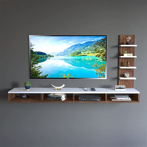 Buy Furnifry Engineered Wood L Shape TV Entertainment Unit/TV Cabinet/Set Top Box Stand for ...