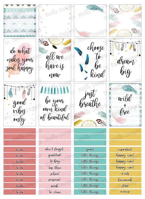 Free Planner Printable Stickers