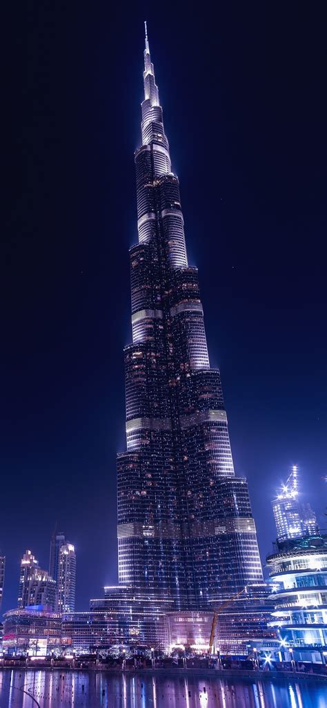 1125x2436 Burj Khalifa Dubai Night Iphone XS,Iphone 10,Iphone X ,HD 4k Wallpapers,Images ...