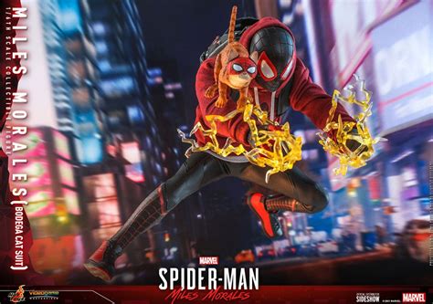 Slideshow: Marvel's Spider-Man: Miles Morales Bodega Cat Suit Figure From Hot Toys