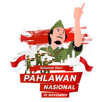 Hari Pahlawan Indonesia Vector Art PNG Images | Free Download On Pngtree