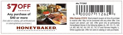 Honeybaked Ham Printable Coupon