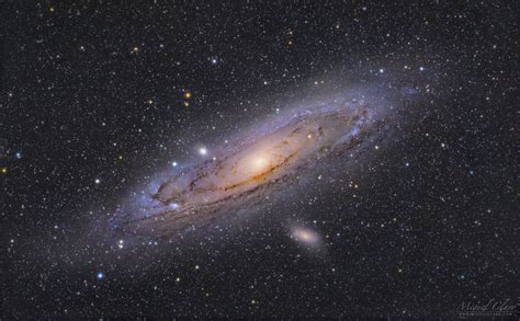 The Colourful Spiral Galaxy of Andromeda @ Astrophotography by Miguel Claro