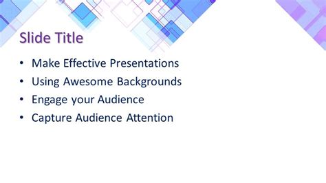 Free Abstract Blue & White PowerPoint Template