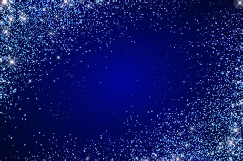 Free Vector | Realistic navy blue glitter background