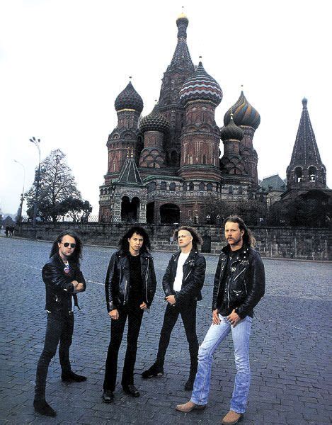 Metallica in Moscow, 1991. - blackros78 | Metallica, James hetfield, Jason newsted