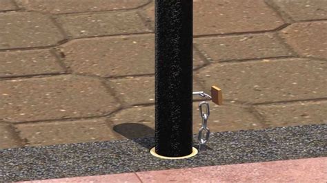 Removable Bollards With Locking System