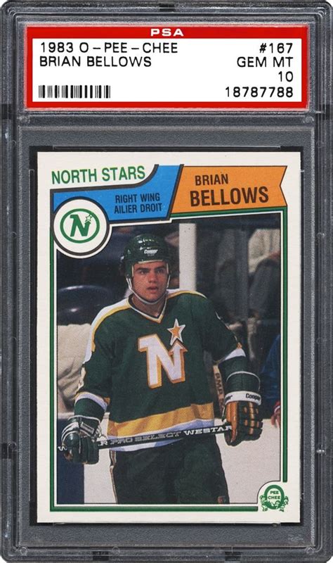 Auction Prices Realized Hockey Cards 1983 O-PEE-CHEE Brian Bellows Summary