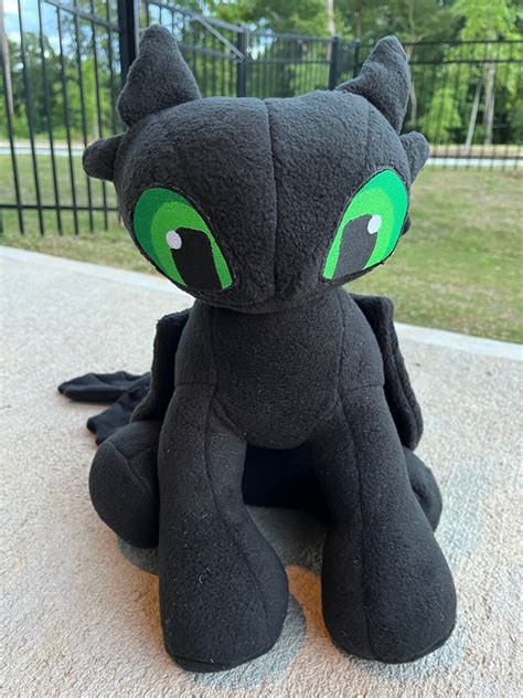 Toothless Dragon Plush Night Fury - Etsy