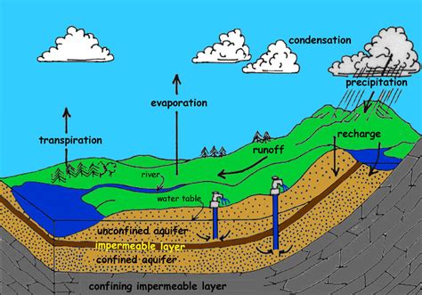 Groundwater Diagram Labeled