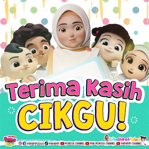 Gambar Kartun Terima Kasih Guru - Cara Membuat Kartu Ucapan Hari Guru Nasional 2021 Yang Mudah ...