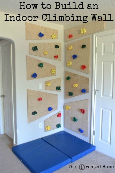 Do It Yourself Climbing Wall – The Created Home