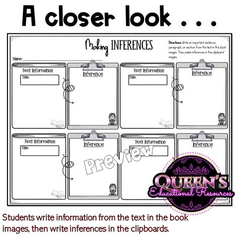 Making Inferences Graphic Organizers, Inference Graphic Organizer Bundle | Made By Teachers