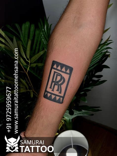 RR logo tattoo |Rr tattoo |Rr font tattoo |Rr font tattoo design ...