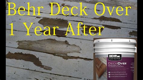 Behr Deck Over Paint - Review after 1 Year | FunnyDog.TV