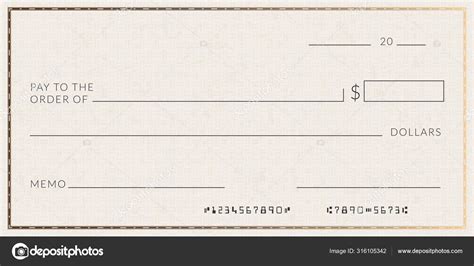 Blank Money Order Template